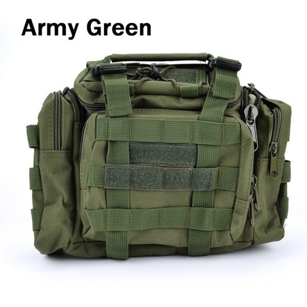 Udendørs Canvas Vandtæt Fiskeri Lure Box Tactical Package brown