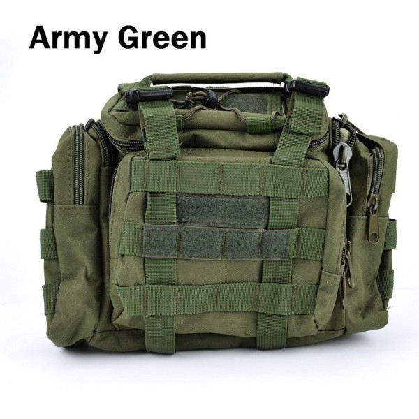 Utomhus Canvas Vattentät Fiske Lure Box Tactical Package armygreen