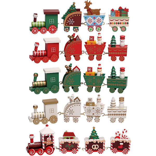Christmas Kids Train Trädekorationer Juldekorationer Gingerbread Train