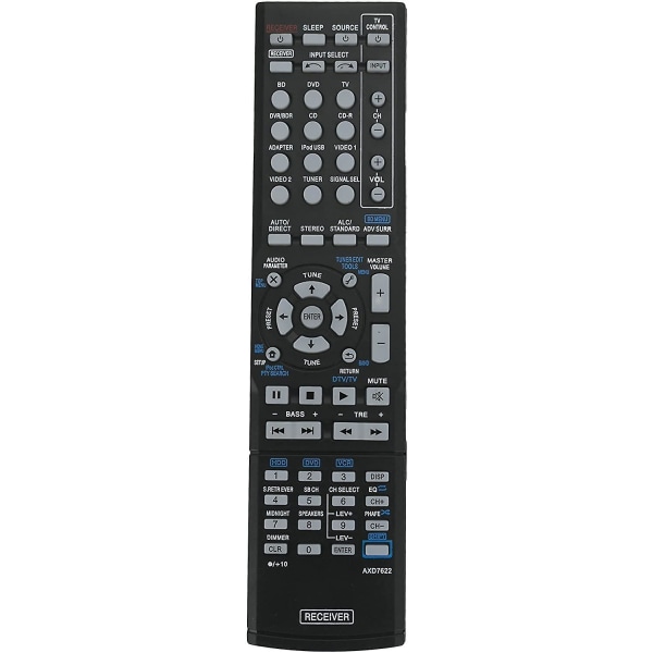 Pioneer Vsx-325 Vsx-23txh Vsx-821 Vsx-520 Vsx-524 Vsx-921-k Vsx-523-k Ersättningsfjärrkontroll för mottagare