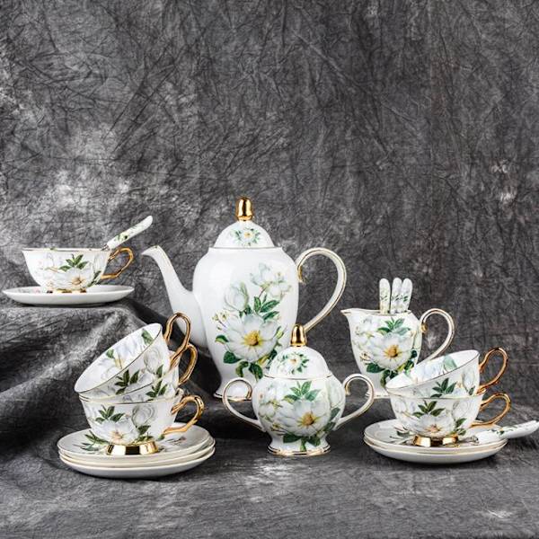 Europeiskt keramiskt set Brittiskt set