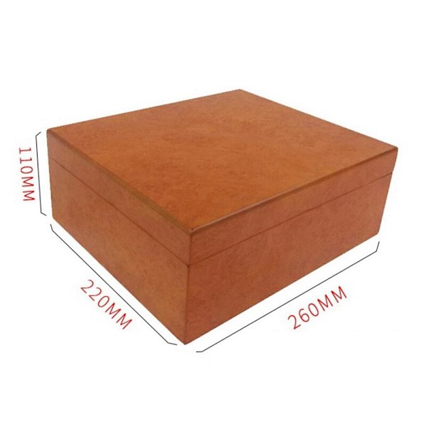 Case Humidor Handgjord cigarrlåda i trä Desktop Humidor