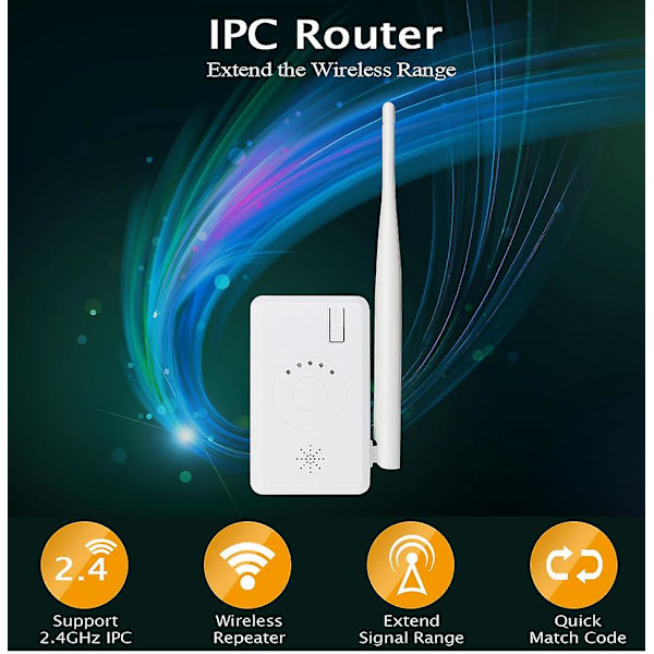 Hiseeu WiFi Range Extender Repeater IPC Router för trådlös