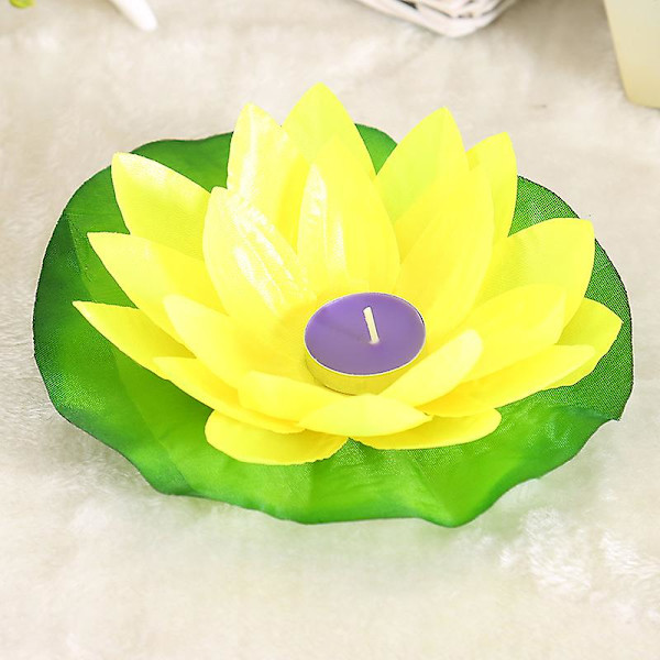 10 delar Lotus flytande lyktor Flytande ljus Light