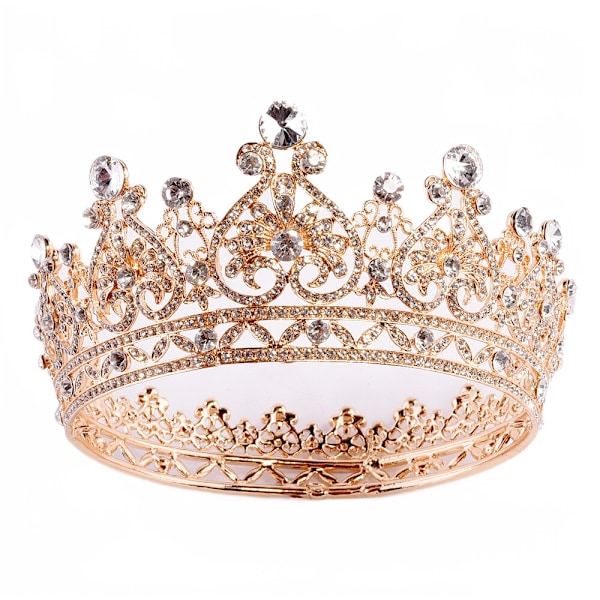 Lyx Crystal Bride Tiara Crown For Women Hårband Brud