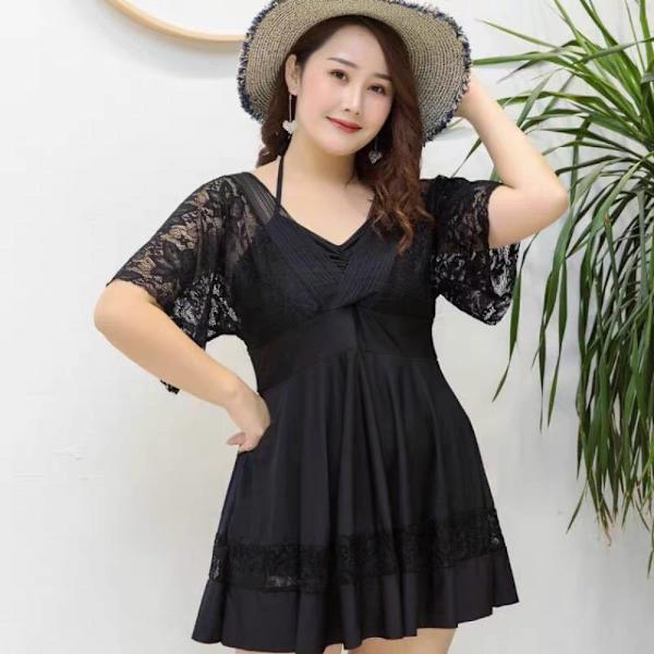 Plus Size 200 Jin Baddräkt Dam, Plus Fat Plus Size Cover