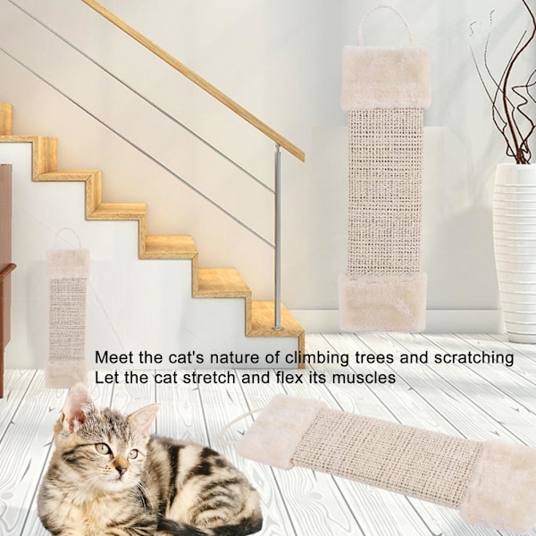 Ny stil hängande rektangulär Sisal Cat Scratching Board,