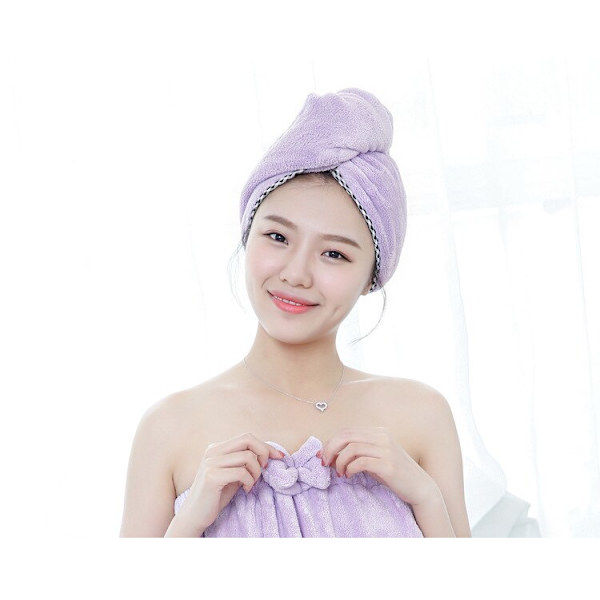 Bowknot Morgonrock Badkjol Superabsorberande cap Snabb