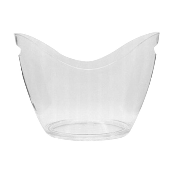 Transparent 8L plastishinkbar vintrågvatten