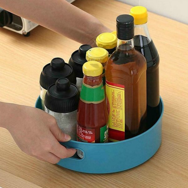 Multifunktion 360 Roterande bricka Kök Kryddburk Organizer