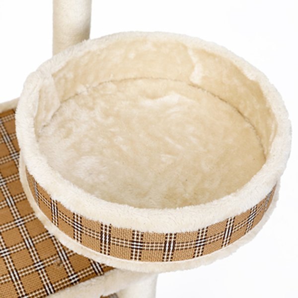 Cat Scratcher Tree Toy Wood Tower House Condo Möbler