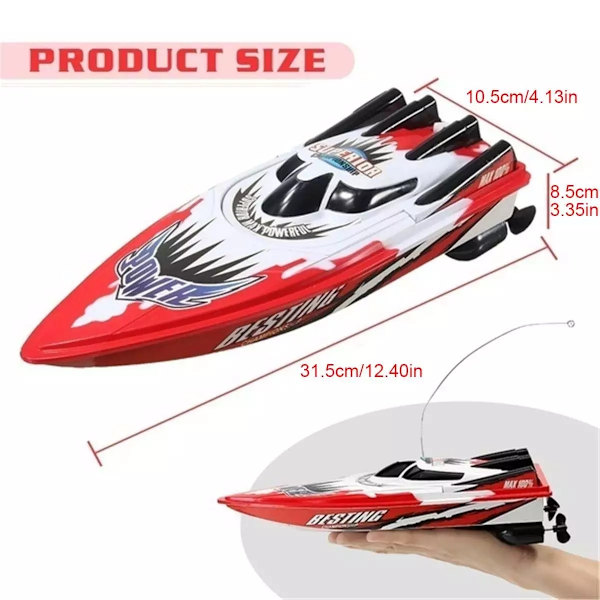 Fjärrstyrd Speedboat Electric RC Boat High Speed