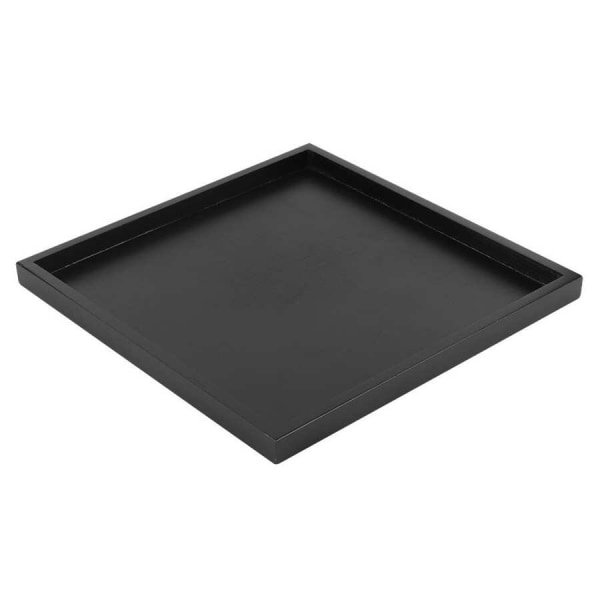 Serveringsbricka Fyrkantig Trä Te Kaffe Snack Mat Serveringsbricka