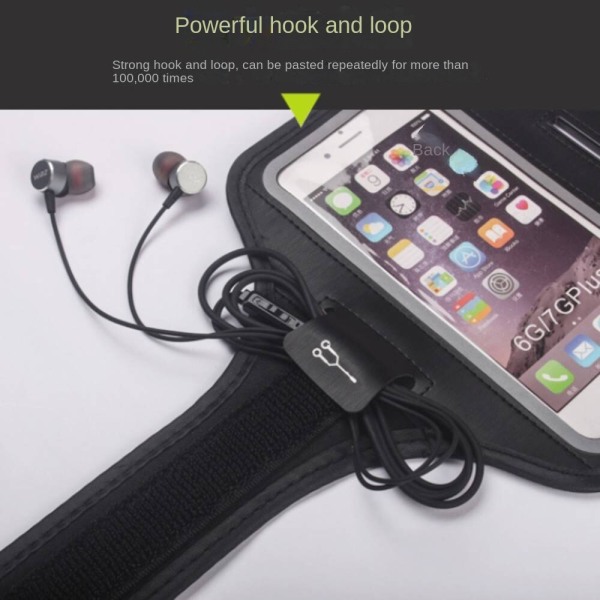 Litet löpande mobiltelefonarmband, utomhus med stor kapacitet Red