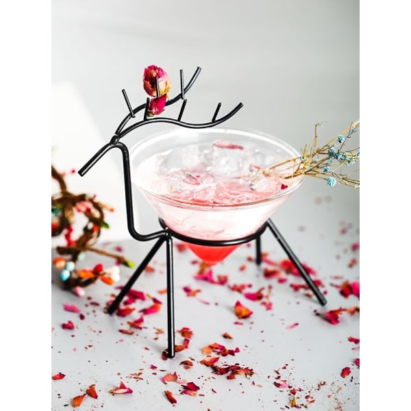 Deer Champagne Flutes Coupes Cone Muller Martini Wine Glass
