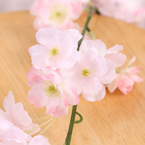 4st konstgjorda körsbärsblommor bröllopsgirland murgröna