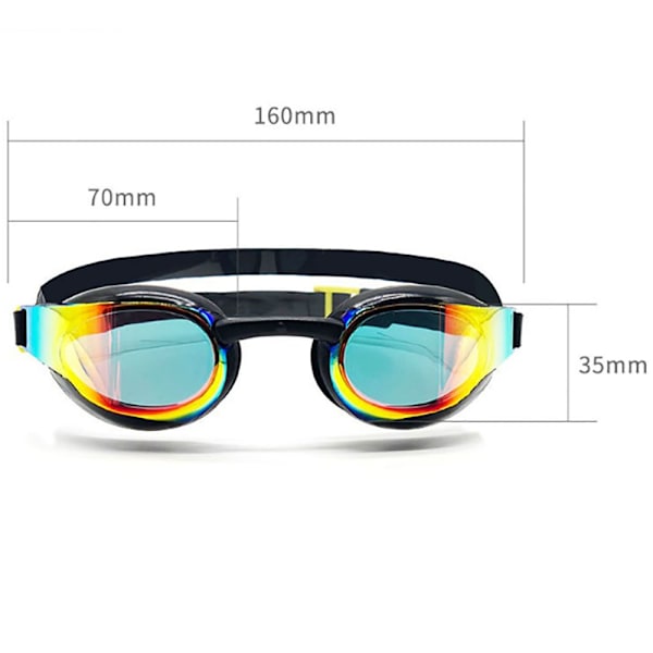 Belagda Sharkskin Simglasögon, anti-dimma och anti-läcka UV Black