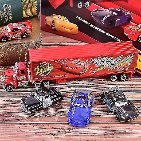 7st Lightning Mcqueen Jackson Storm Mack Uncle Lastbil