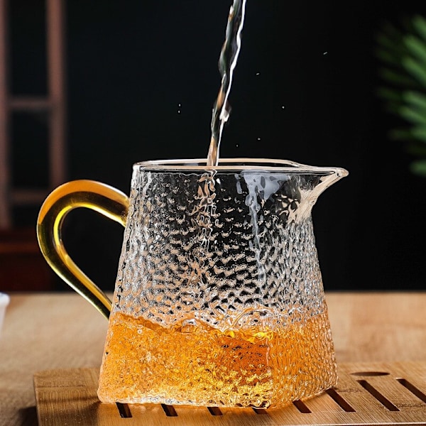 Värmebeständig hammare Teture glas tekanna Creative