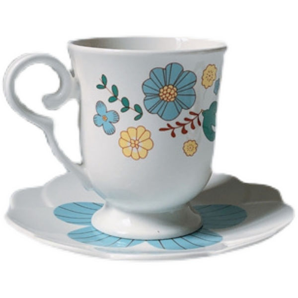 Blomma Nordic Tea Cup Porslin Modern Elegant Creative