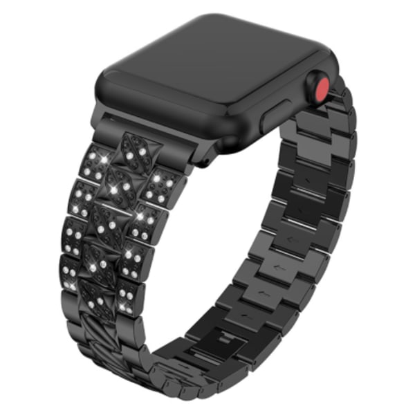 Band För Apple Watch Series Alloy Diamond Armband För