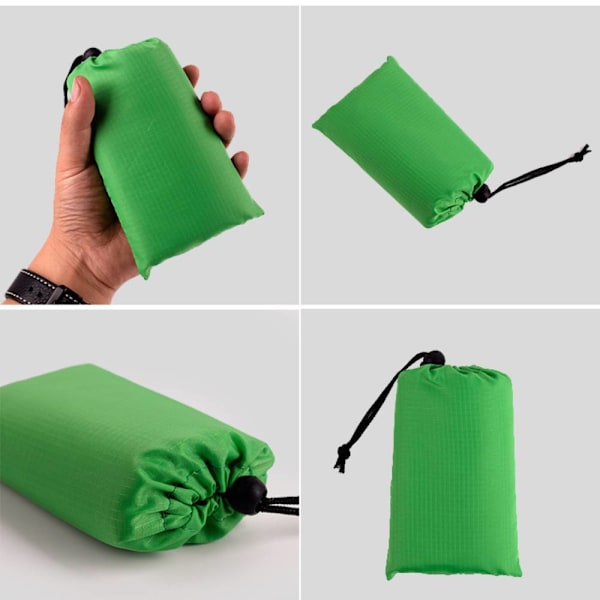 Extra stor utomhuscamping picknick fuktsäker matta, Red