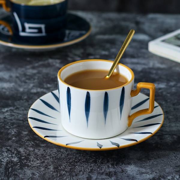 Japanskt keramiskt kaffe rånar Gulligt keramiskt miljövänligt kaffe