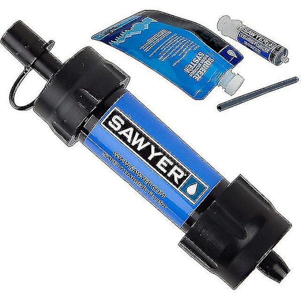 Mini vattenfiltreringssystem Bärbart överlevnadsvatten