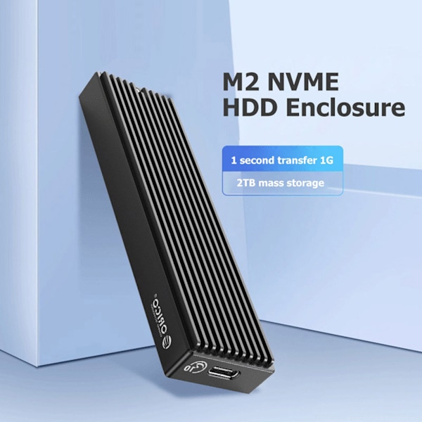 5 Gbps M.2 NVME SSD-kapsling Type-C Solid State Drive Mobil