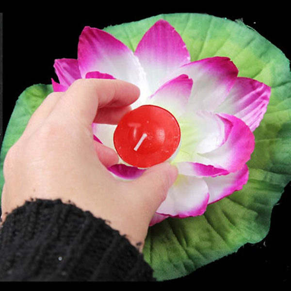 10 delar Lotus flytande lyktor Flytande ljus Light