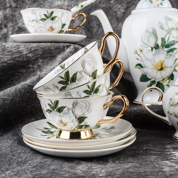 Europeiskt keramiskt set Brittiskt set
