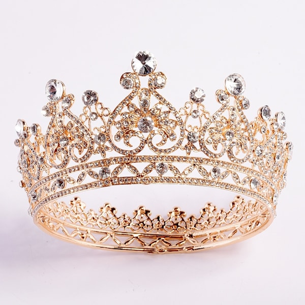 Lyx Crystal Bride Tiara Crown For Women Hårband Brud