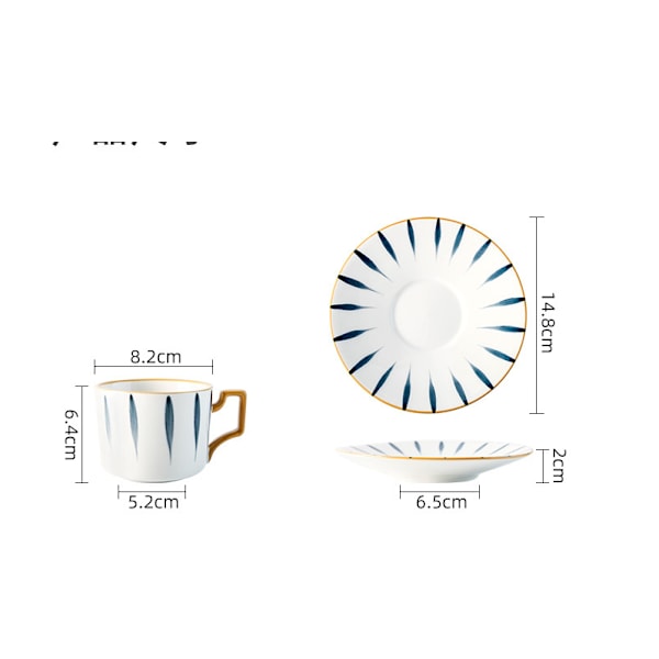 Japanskt keramiskt kaffe rånar Gulligt keramiskt miljövänligt kaffe