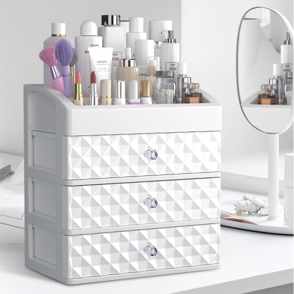 1PC Makeup Organizer Vattentät kosmetisk case Smyckeskrin