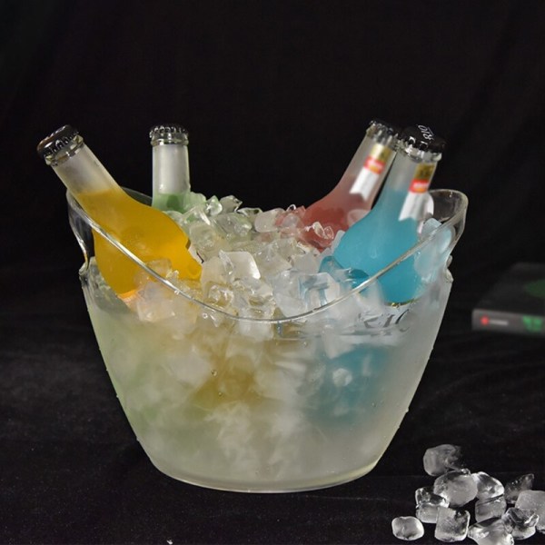 Transparent 4L plastishink Bar Ingot Form Wine