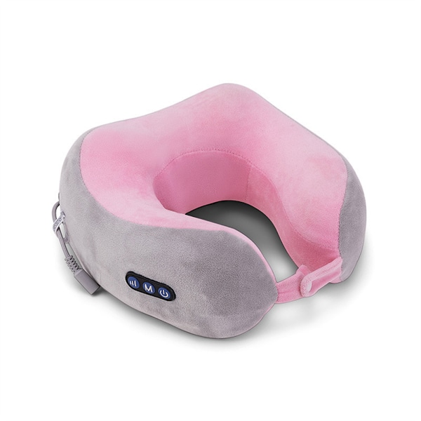 Memory Cotton U-formad kudde, andas, avtagbar Pink