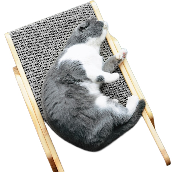 Cat Scratcher Scraper Lounge Bed Träram Cat Scratching