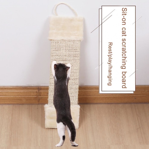 Ny stil hängande rektangulär Sisal Cat Scratching Board,