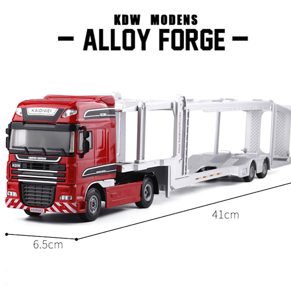 1:50 Alloy Diecast Double Deck Car Transporter Flat Bed