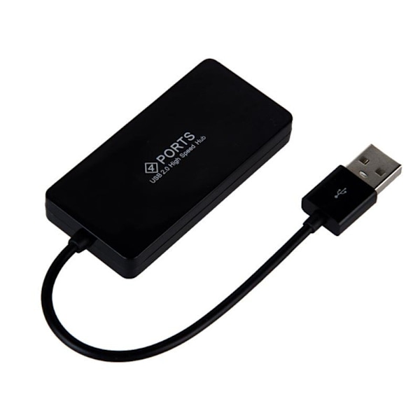 4 portar USB Hub Höghastighets USB 2.0 Hub Multi USB Splitter