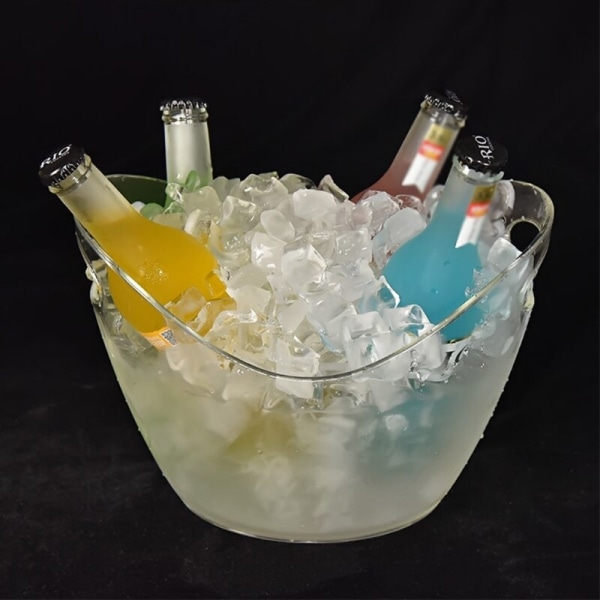 Transparent 4L plastishink Bar Ingot Form Wine