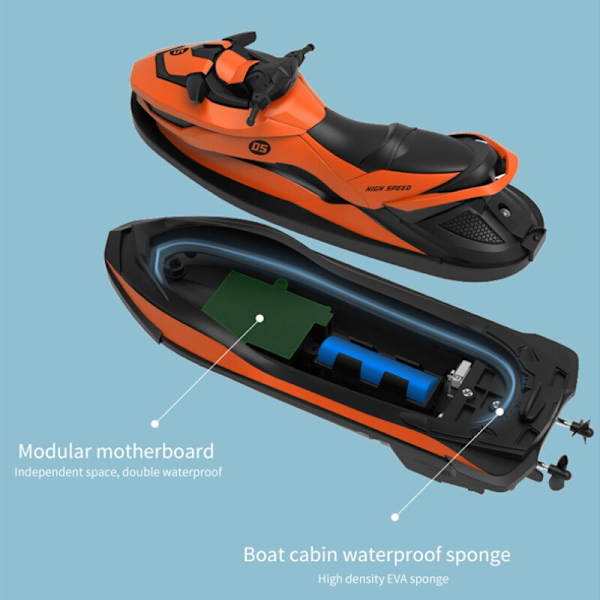 Utomhus Fartyg Speed Boat High Speed Fjärrkontroll RC Motor