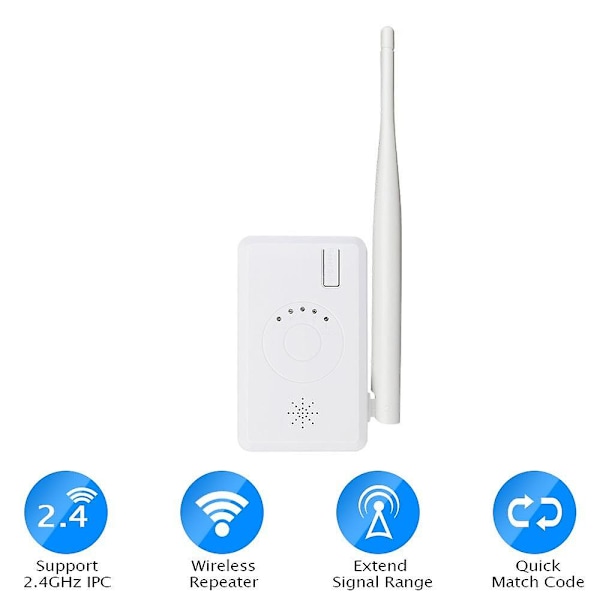 Hiseeu WiFi Range Extender Repeater IPC Router för trådlös