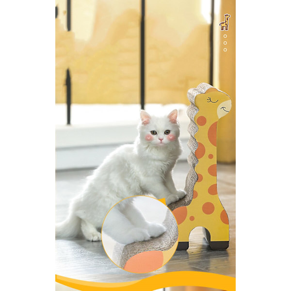 Cat Scratch Kartong Oval korrugerad Scratch Pad Lounge Bed