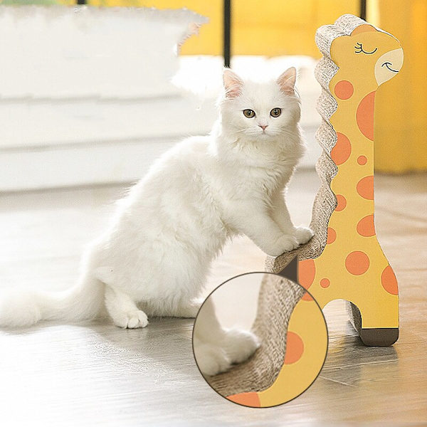 Cat Scratch Kartong Oval korrugerad Scratch Pad Lounge Bed