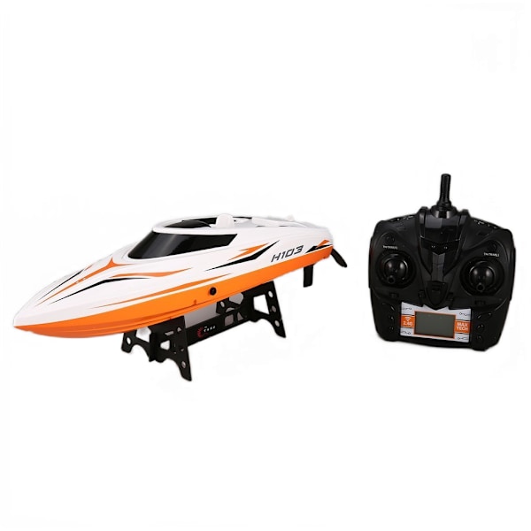Rc Boat High Speed Racing Fjärrkontroll Båt Vänd Med
