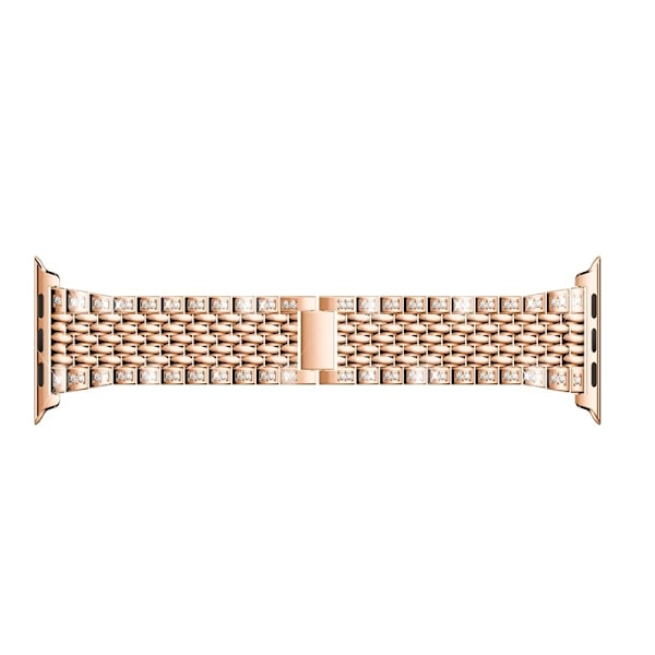 Rem För Apple Watch 4 5 6 SE 40mm Lyx Diamant Rostfri