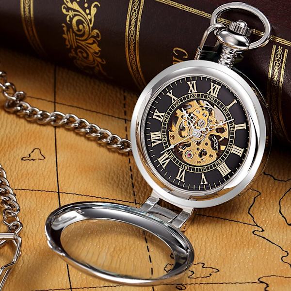 Klassisk mekanisk watch med romerska siffror