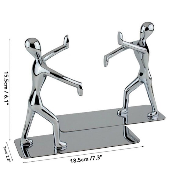 Bokställ 2st Ljuvlig Kung Fu Figurine Hand Push Office