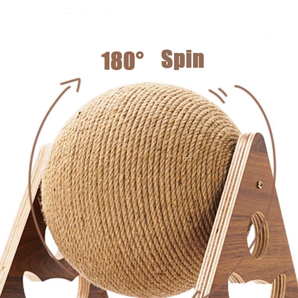 Tredimensionell Sisal Cat Scratching Ball Slitstark